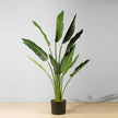 Boho Artificial Bird Of Paradise Potted Plant 43''