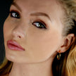 BOJANA: Geometric Shaped 'AM to PM' Hoop Earrings