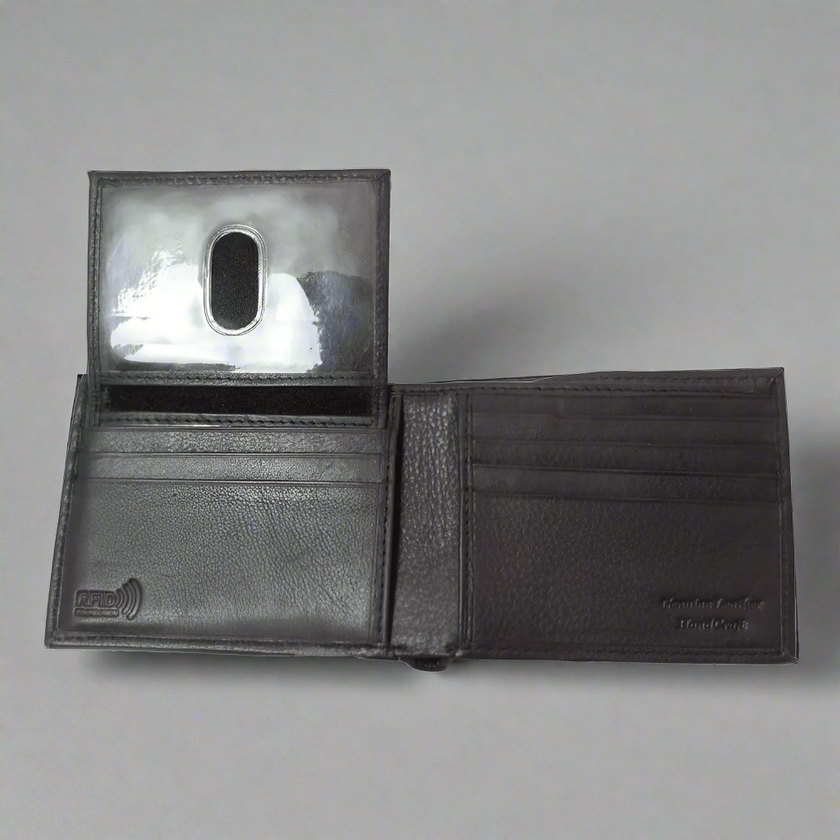 BOL Men's RFID Leather Bifold Wallet