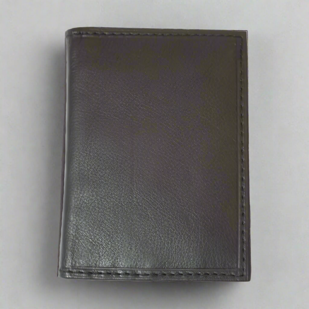 BOL Men's RFID Upright Leather Bifold Wallet