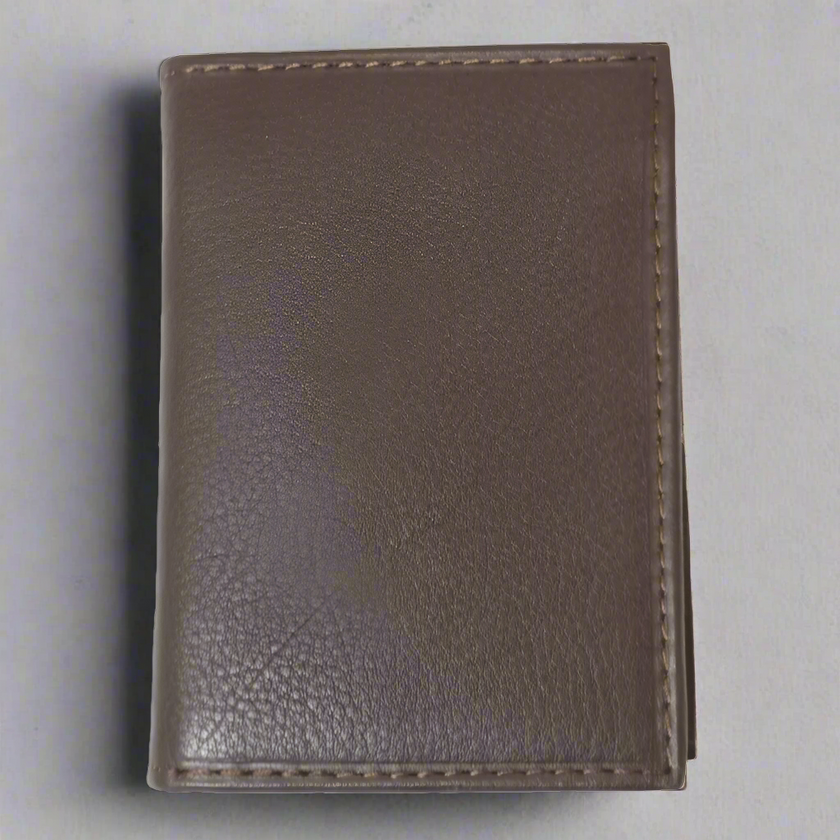 BOL Men's RFID Upright Leather Bifold Wallet