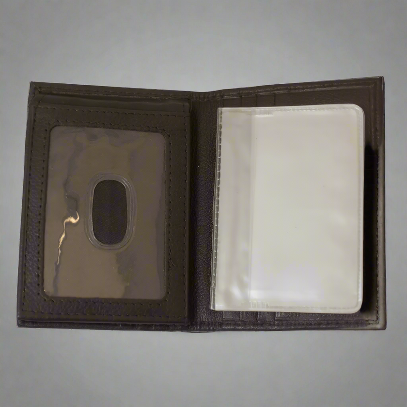 BOL Men's RFID Upright Leather Bifold Wallet