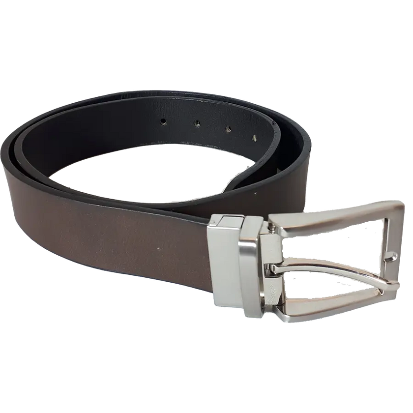 BOL Men's Reversible Solid Leather Belt