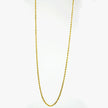 BOL Men's Twisted Gold Stainless Steel Chain Necklace