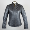 BOL Women's Basket Weave Accent Leather Jacket