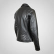 Women's Premium Lamb Leather Moto Jacket with Asymmetrical Zippers