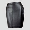 BOL Women's Dawn Short Leather Pencil Skirt