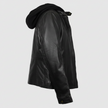 BOL Women's Detachable Hooded Leather Jacket