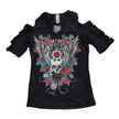 BOL Women's Devilish Open Shoulder Top