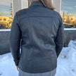 BOL Women's Paulina Ribbed Shoulder Leather Jacket