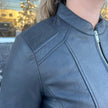 BOL Women's Paulina Ribbed Shoulder Leather Jacket