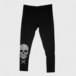BOL Women's Rhinestone Skull Leggings