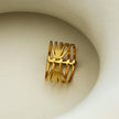 BONDY Multi Stacked Zirconia Ring