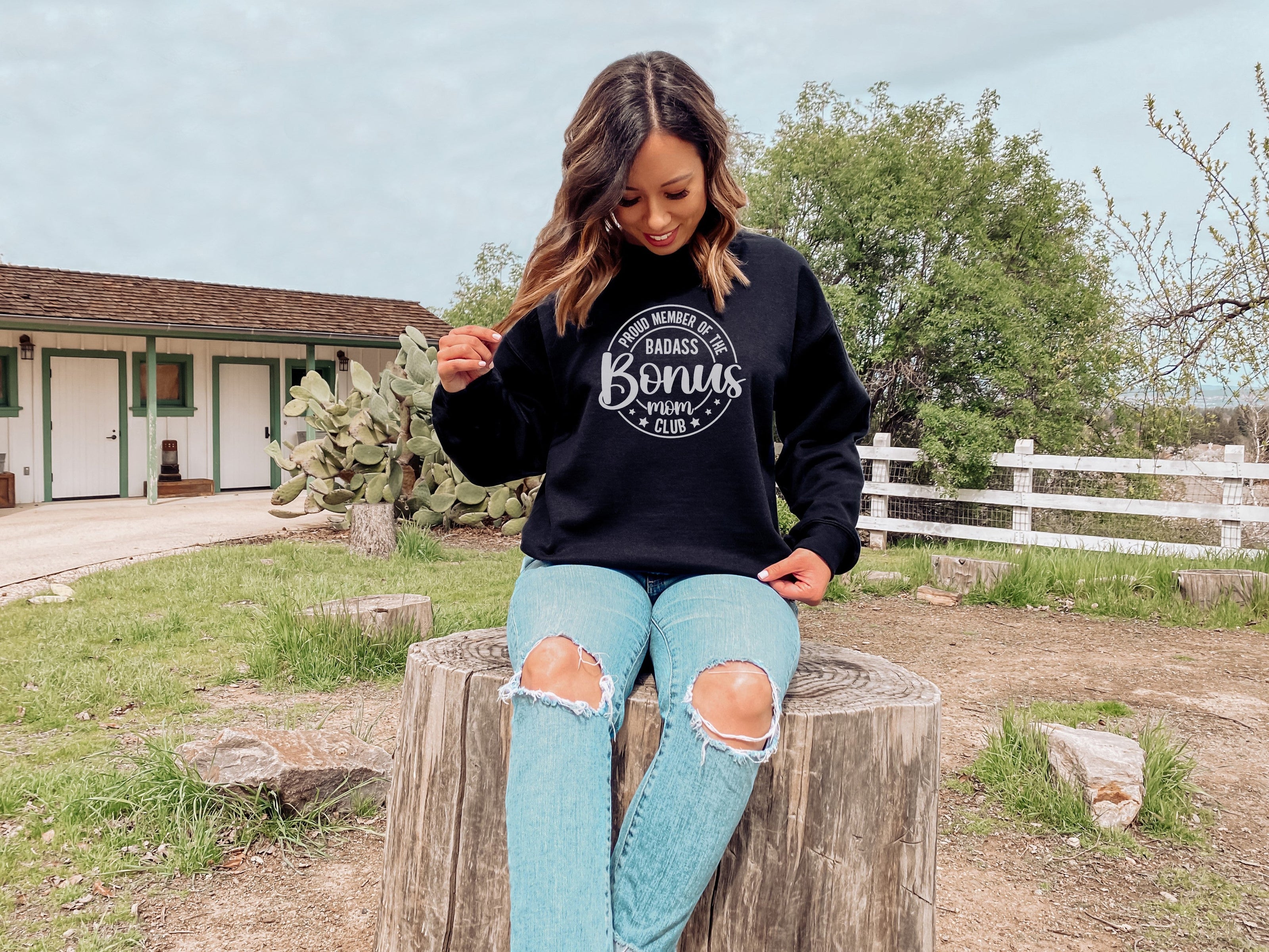 Bonus Mom Sweatshirt | Stepmom Crewneck | Blended Family Gift | Stepmother Sweater | Mother’s Day Gift for Bonus Mom