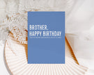 Brother, happy birthday