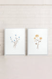 BOUQUET RUSTIQUE (2 Oeuvres sur toile étirée)