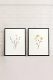BOUQUET RUSTIQUE (2 Oeuvres sur toile étirée)