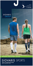 Sigvaris Men's Athletic Recovery Sock Calf 15-20mmHg Closed