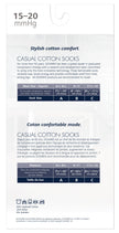 Sigvaris Men's Casual Cotton Calf 15-20mmHg Closed