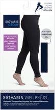 Sigvaris 170 Soft Silhouette Leggings 15-20 mmHg Calf High For Women