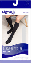 Sigvaris 230 Essential Cotton Compression Socks 20-30 mmHg Calf High for Men Closed Toe
