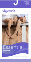 Sigvaris Men's Essential Opaque Thigh-High Open-Toe 30-40mmHg
