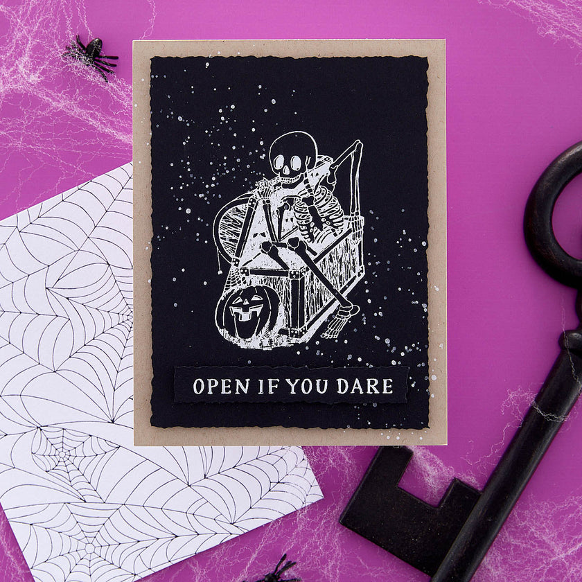 Open if You Dare Press Plates from the Betterpress Halloween Collection