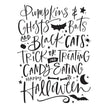 Pumpkins & Ghosts Background Press Plates from the Betterpress Halloween Collection