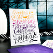 Pumpkins & Ghosts Background Press Plates from the Betterpress Halloween Collection