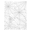 Spider Web Background Press Plate from the Betterpress Halloween Collection