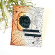 Spider Web Background Press Plate from the Betterpress Halloween Collection