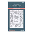 Autumn Thanks Frame Press Plate from the BetterPress Autumn Collection