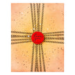 Sealed Cord & Faux Seal Sentiments Press Plate & Die Set from the Pressed Posies Collection