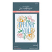 Thank You Blooms Registration Press Plates from the BetterPress Place & Press Registration Collection