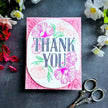 Thank You Blooms Registration Press Plates from the BetterPress Place & Press Registration Collection