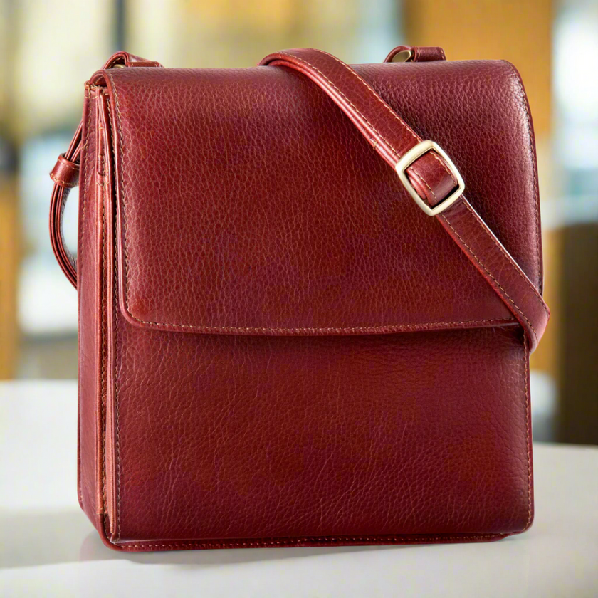 Derek Alexander Small Organizer Crossbody Bag