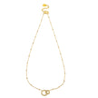 Collier en or avec pavé de zircons BRIAR