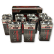 BRS 9V Alkaline Batteries — 12‑Pack (BRS6LR619V)