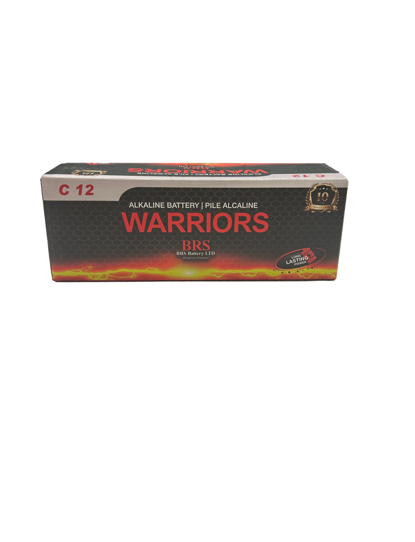 BRS C Alkaline Batteries — 12‑Pack (BRSLR14C)