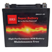 High Performance BRS14-BS 2 Year Warranty & Smart Charger / Maintainer Combo Bundle Kit 12v Sealed AGM PowerSports Battery