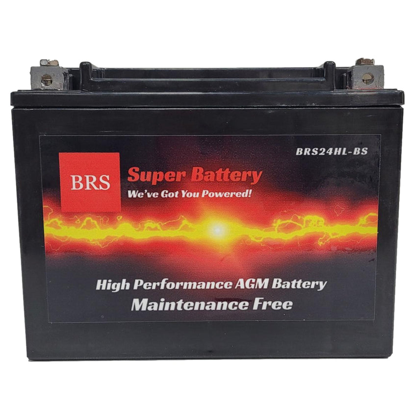 BRS24HL-BS 30 Day Warranty Battery & Smart Charger / Maintainer Combo Bundle Kit