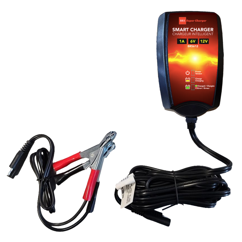 BRS24HL-BS 30 Day Warranty Battery & Smart Charger / Maintainer Combo Bundle Kit
