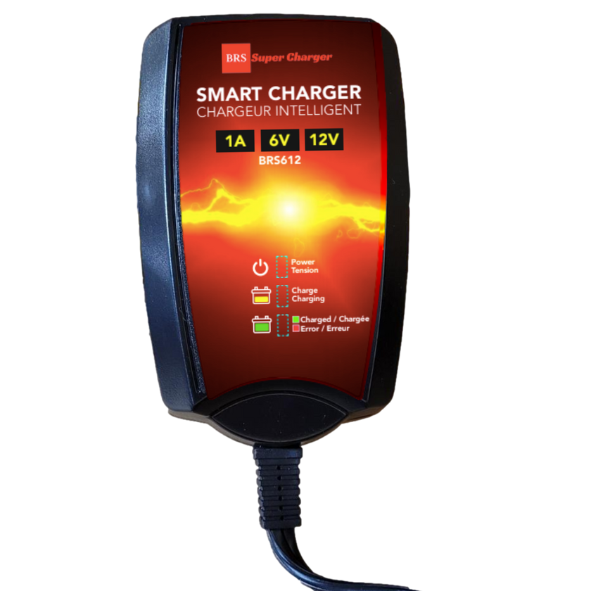 BRS12-BS 30 Day Warranty Battery & Smart Charger / Maintainer Combo Bundle Kit