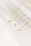 SILVER CANNABIS LEAF NECKLACE
