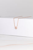 ROSE GOLD CANNABIS LEAF NECKLACE