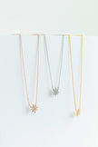 18K GOLD CANNABIS LEAF NECKLACE
