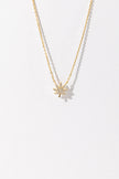 18K GOLD CANNABIS LEAF NECKLACE