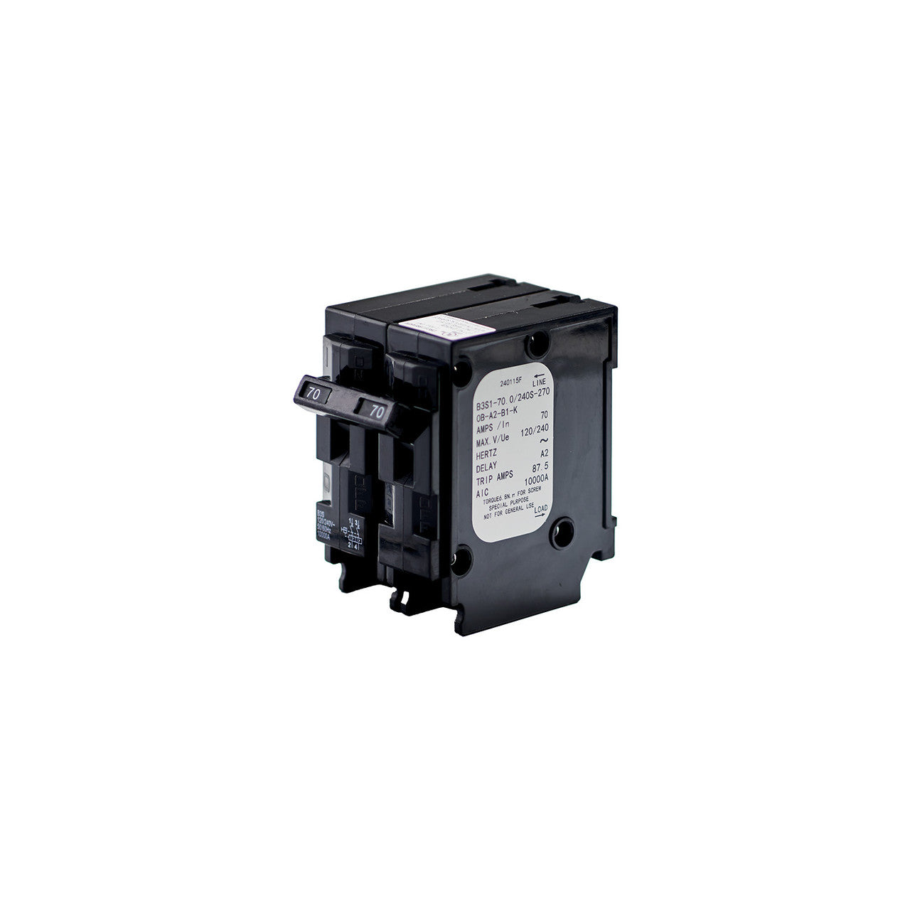 BSB 70A AC Circuit Breaker (Compatible with EG4 18kPV Hybrid Inverter)
