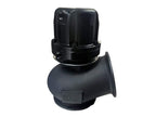 60mm Wastegate 1800F Cerakote Glacier Black feature with Black Anodized Titanium fasteners.