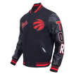 Toronto Raptors Script Tail Rib Wool Varsity